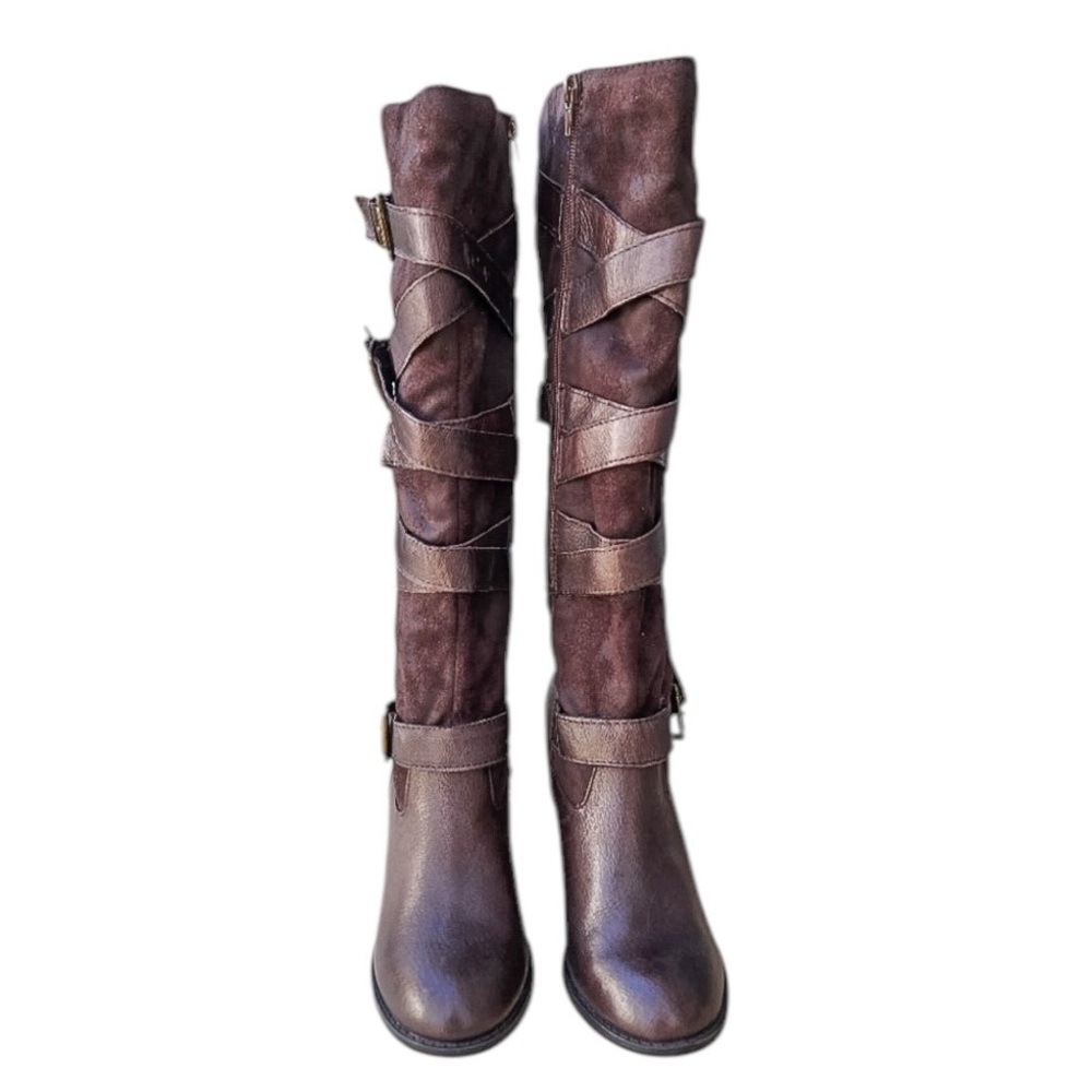 Steve Madden Redondo Leather & Suede Boots - Picture 4 of 10